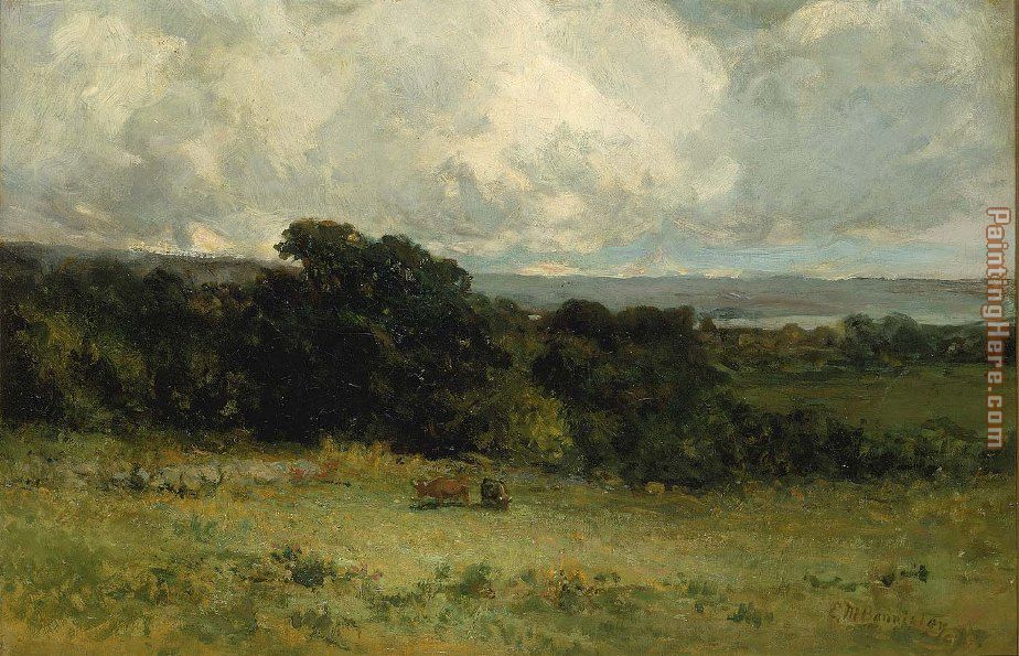 Pleasant Pastures painting - Edward Mitchell Bannister Pleasant Pastures art painting
